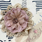 Lacey floral brooch