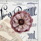 Lacey flower brooch. Dusty Pink and Antique Autumn