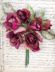 Rose Posy. English Rose Posy.