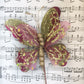 Vintage velvet butterfly set 3.