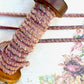 Beaded trim.. .Aubergine.