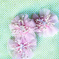 Fairy flower child`s brooch set / hairclips . Pink.