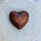 Hand carved vintage wooden hearts.