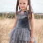 Clara ballerina dress. Vintage Blue