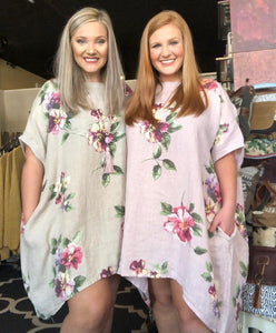 Rosabella Floral linen dress.