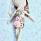 Blossom Bunny.  large pink floral