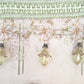 Fairybell flower bead.   Champagne and Olive