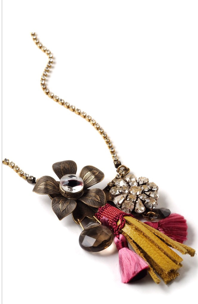 Venetian Princess Tassel Necklace