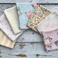 Rose & Violet`s garden Fabric Fat Quarter Collection. No 3