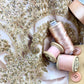 Gold Glittered Lace ... wide scalloped edging