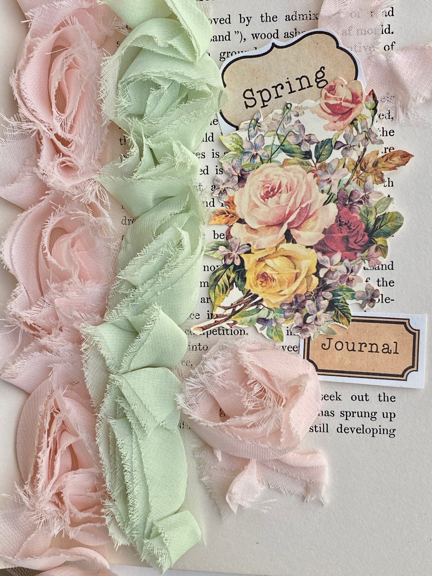 Rose Ruffle Ribbon Trim