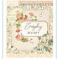 Rose & Violet`s Garden Fabric. Script Panel.