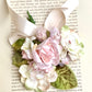 Posy of flowers. Roses and Cream.