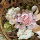 Posy of flowers. Roses and Cream.