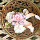 Posy of flowers. Roses and Cream.