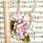 Posy of flowers. Roses and Cream.