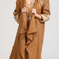 Sabine Linen  Duster coat. Tobacco