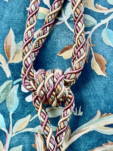 Vintage French Tassel. Dusty Pink and Gold.