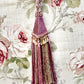 Vintage French Tassel. Dusty Pink and Gold.