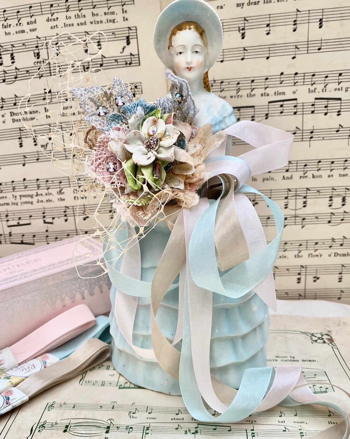 Pretty Pastel Ribbons set of 5