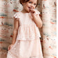 Blossom Baby lace dress. Blush