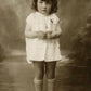Vintage girl postcard collection. set of 9