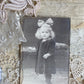 Vintage girl postcard collection. set of 9