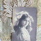 Vintage girl postcard collection. set of 9