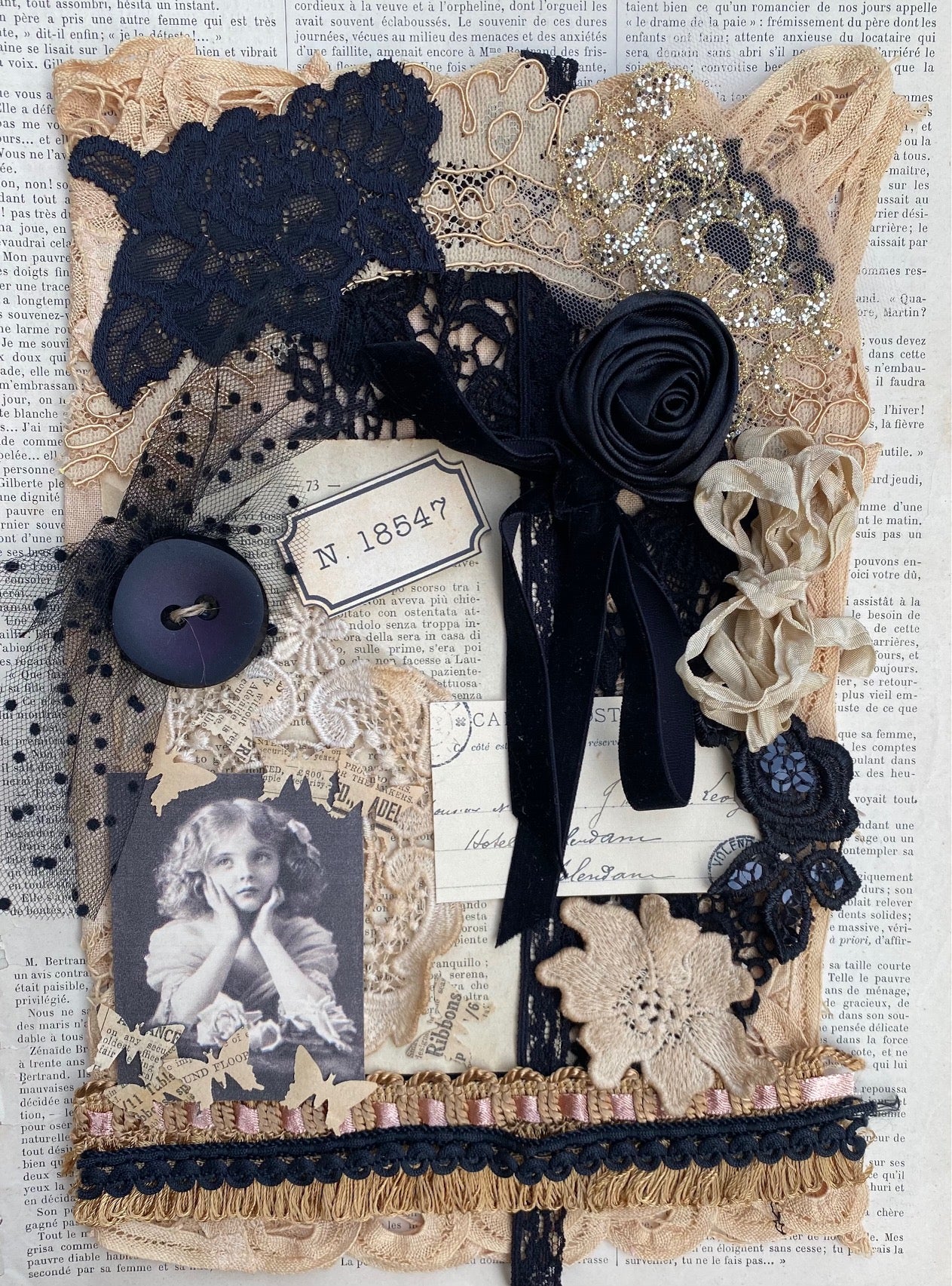 Embellishment pack. Honey & Expresso