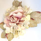 victorian Rose Posy. velvet flower posy. millinery flowers.