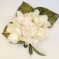 velvet hydrangea posy. velvet flower posy. velvet blossoms. millinery supplies.