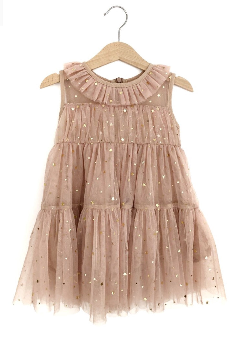 Twinkle Twinkle Little Star Dress Rose Gold. Miss Rose Sister