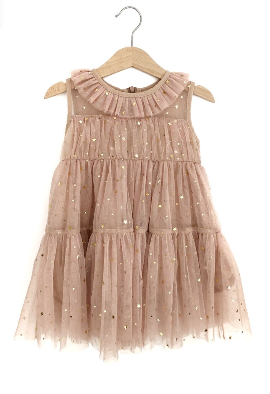 Twinkle Twinkle Little Star Dress,  Rose Gold.