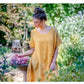 Primavera linen dress. Buttercup