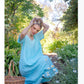 Primavera linen dress. Mint