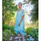 Primavera linen dress. Mint