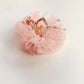 tulle diamante Princess crown clip / baby band  pink.