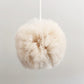 Hanging Tulle Pom Pom. Pink and cream.
