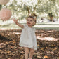 Vanilla hanging Tulle Pom Pom