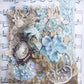 Embellishment Pack. Antique Blue and Beige