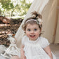 Sugar Plum Baby lace dress. Ivory