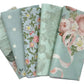 Rose and Violet`s Garden fabric. Songbird.