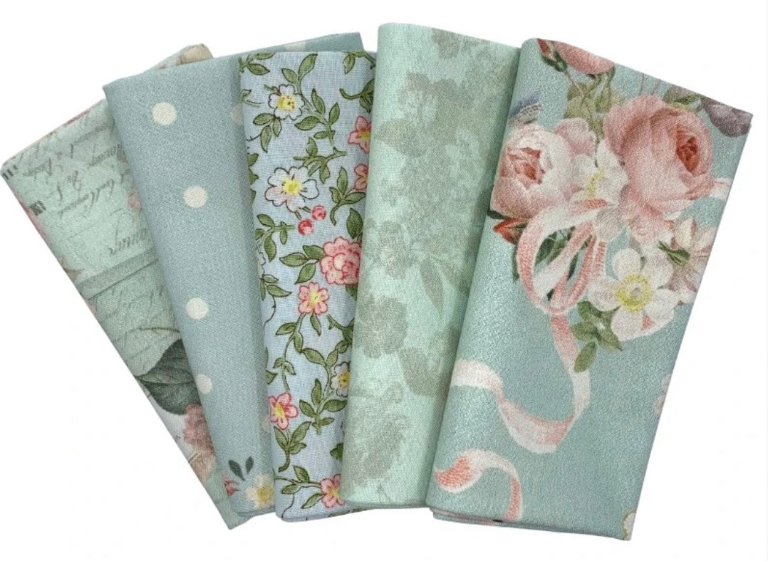 Rose & Violet`s Garden fabric.  Garden Party . Songbird