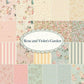 Rose & Violet`s Garden 1 Meter x 21 Bundle Collection..