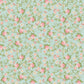 Rose & Violet`s Garden Fabric. Sweet Blossoms in Songbird