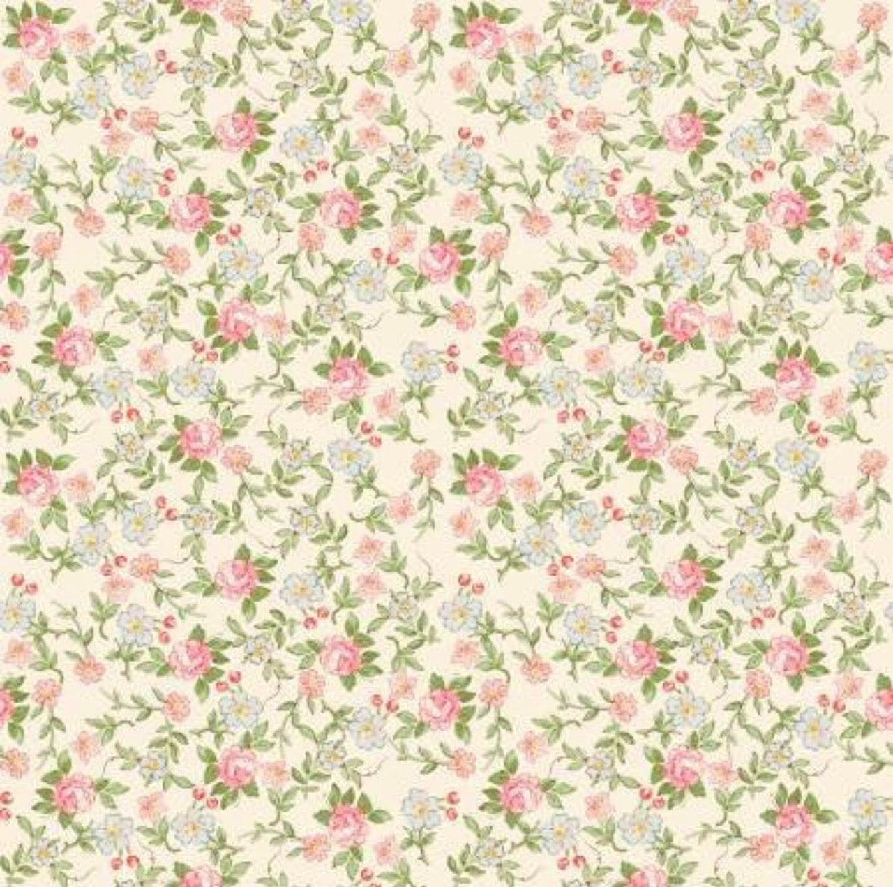 Rose and Violet`s Garden Fabric . Beehive Fat Quarter Collection No 4
