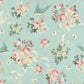 Rose and Violet`s Garden fabric. Songbird.
