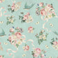 Rose and Violet`s Garden Fabric. Songbird Fat Quarter Collection No 5
