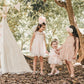 Baby Twinkle Twinkle Little Star dress. Pale pink with gold stars