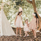 Twinkle Twinkle Little Star dress . Pale pink.